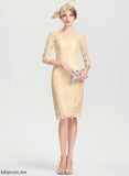 Sequins Bride Dress Mother of the Bride Dresses of With Lace Sheath/Column the Priscilla Neck Mother Scoop Beading Knee-Length