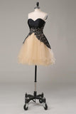 2024 A Line Sweetheart Homecoming Dresses Tulle & Lace Short/Mini PA8BDRHC