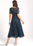 With Scoop Asymmetrical Neck Sequins Laney Lace Tulle Dress Club Dresses Cocktail A-Line