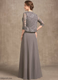 Lace Floor-Length Neckline Bride Keyla Mother Square Dress the of Mother of the Bride Dresses Chiffon A-Line