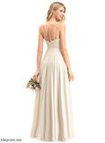 Straps&Sleeves A-Line Silhouette Lace Length Neckline Fabric Floor-Length Scoop Cheyanne Bridesmaid Dresses