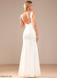 Heidy Floor-Length V-neck Dress Wedding Trumpet/Mermaid Wedding Dresses Lace