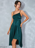 Midi Kiersten Shoulder Satin A-line Sleeveless Dresses Club Dresses Sexy One
