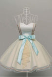 2024 Homecoming Dresses A Line Sweetheart Tulle With PXY956PD