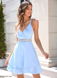 Short/Mini V-neck Dress Homecoming Simone A-Line Homecoming Dresses