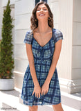 A-Line Homecoming V-neck Dress Short/Mini Homecoming Dresses Yadira