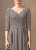 V-neck the A-Line Mother Lace Floor-Length of Beading Chiffon Dress With Kathy Bride Mother of the Bride Dresses Sequins