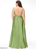 SplitFront Embellishment Neckline CowlNeck Floor-Length Silhouette A-Line Fabric Length Payton Scoop A-Line/Princess Bridesmaid Dresses