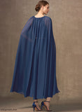 Bride Tea-Length Neck With Mother of the Bride Dresses A-Line Scoop the of Beading Dress Dayami Chiffon Mother