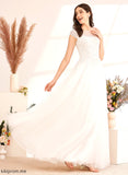 Wedding Wedding Dresses Lace Floor-Length Tulle Lace Dress Illusion With Ball-Gown/Princess Jazlene