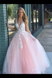 Stunning Lace Applique Ball Gown Long Ball Gowns Prom Dresses P4QMD661