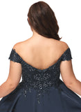 Satin A-Line Off-the-Shoulder Short/Mini Prom Dresses Essence