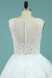 2024 New Arrival Wedding Dresses Straps A Line Organza PML486DS