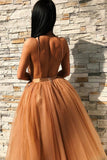 Ball Gown Tulle V Neck Homecoming Dresses with Appliques, Short Prom STF20392
