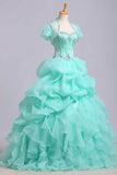 2024 Ball Gown Sweetheart Jewel Beaded Bodice Bubble And Ruffled PZBXX8RG