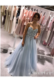 Sweatheart Embroidered Beads Tulle Ball Gown Prom STFPZBYPQH8