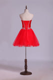 2024 Collection Homecoming Dresses A Line Sweetheart Beading Short PR9MKPMA