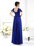 A-Line/Princess Scoop Sleeveless Long Chiffon Mother of the Bride Dresses TPP0007322